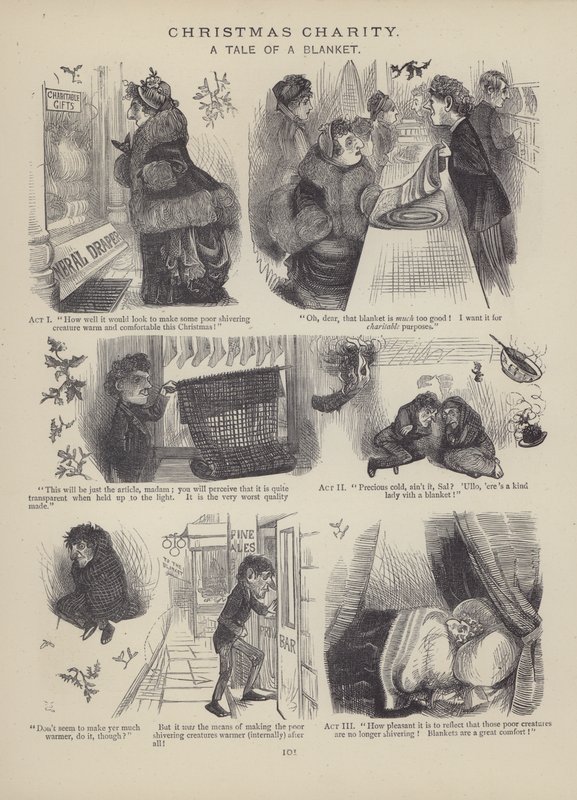 Página de The British Working Man or One Who Does Not Believe In Him (gravura) de English School