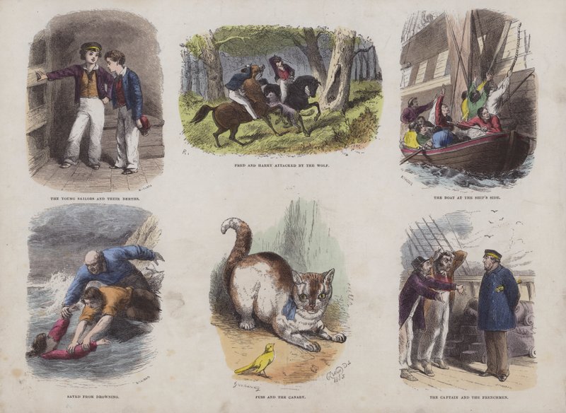Página do Livro de Imagens Atraente (gravação a cores) de English School