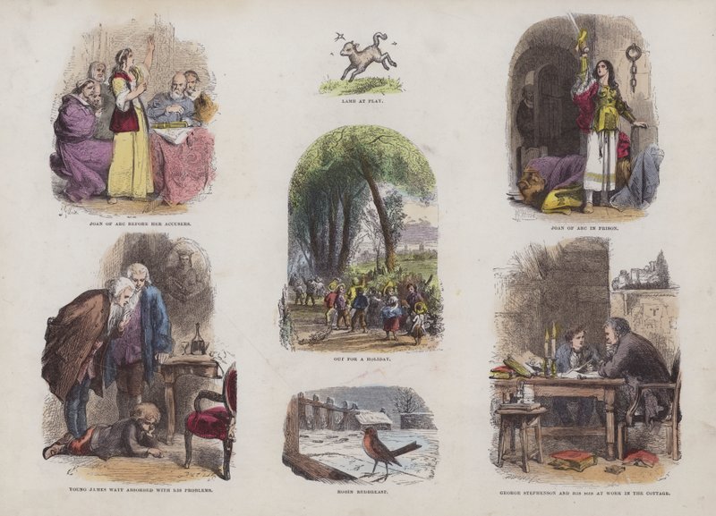 Página do Livro de Imagens Atraente (gravação a cores) de English School