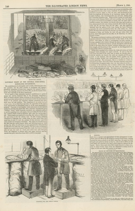 Página do Illustrated London News de English School