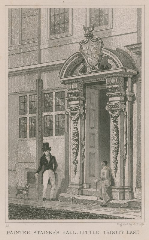 Pintor Stainers Hall, Pequena Trindade Lane, Londres de English School