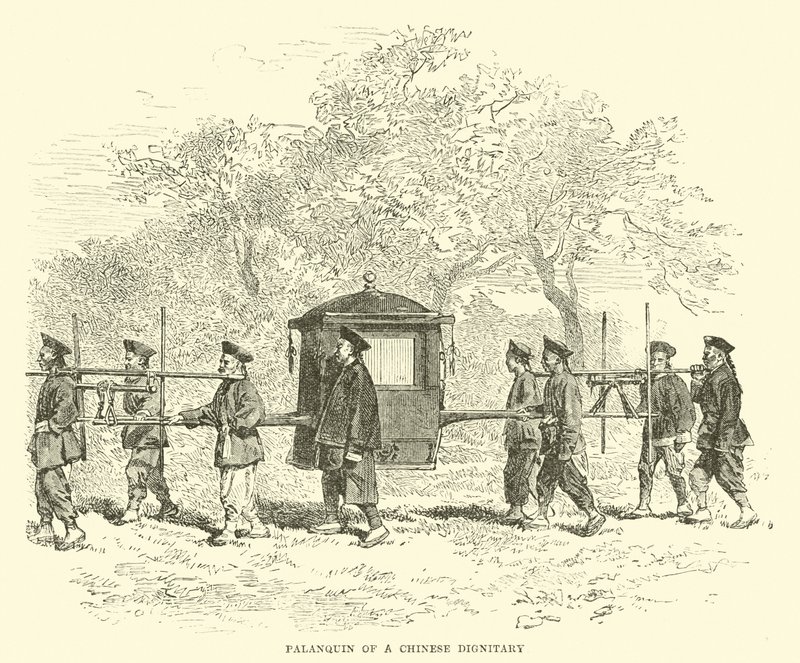 Palanquim de um dignitário chinês de English School