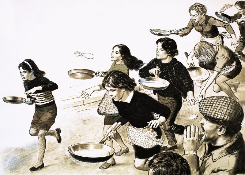 Corrida de panqueca de English School