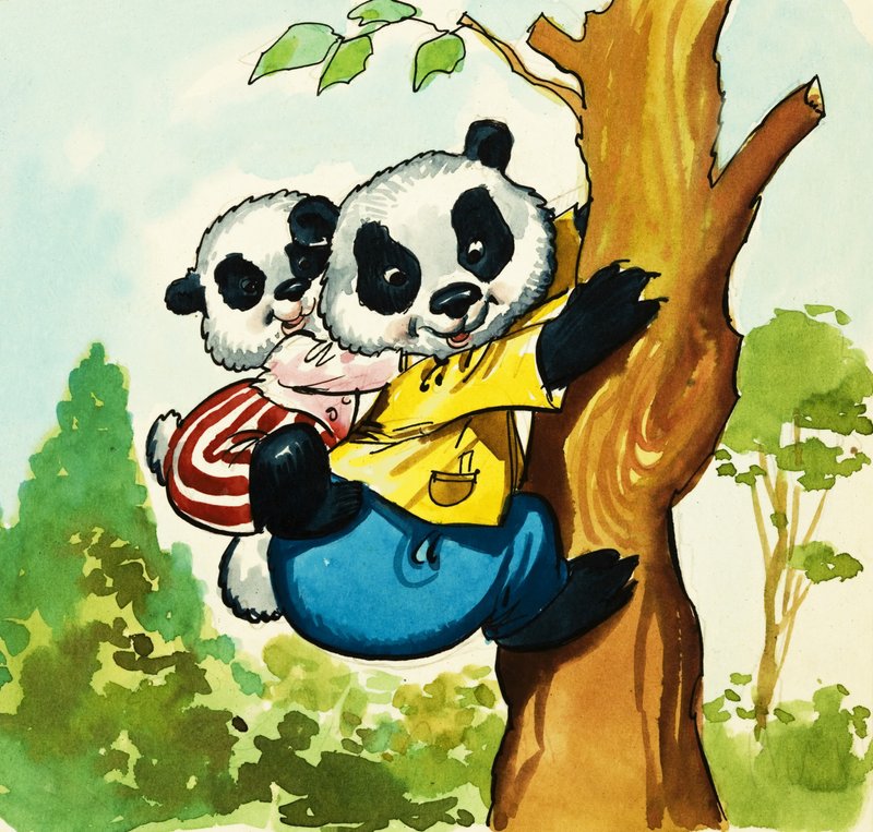 Pandas, escalando uma árvore de English School