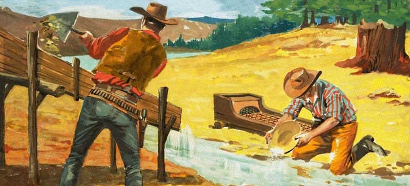 Panning for gold de English School