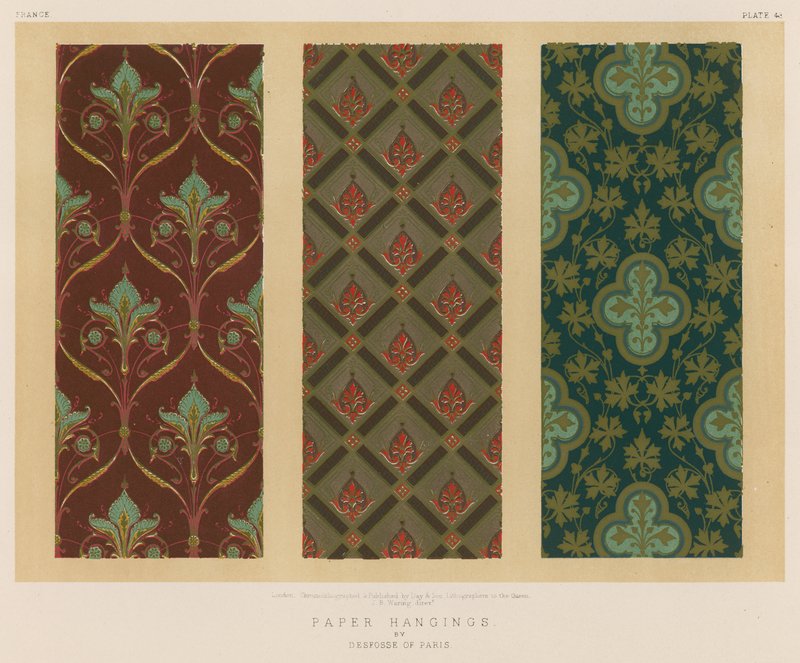 Paper Hangings por Desfosse of Paris de English School