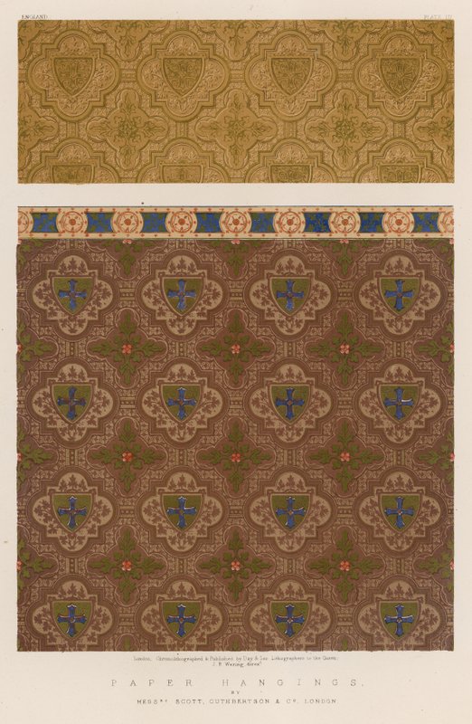 Paper Hangings por Srs. Scott, Cuthbertson e Co, Londres de English School
