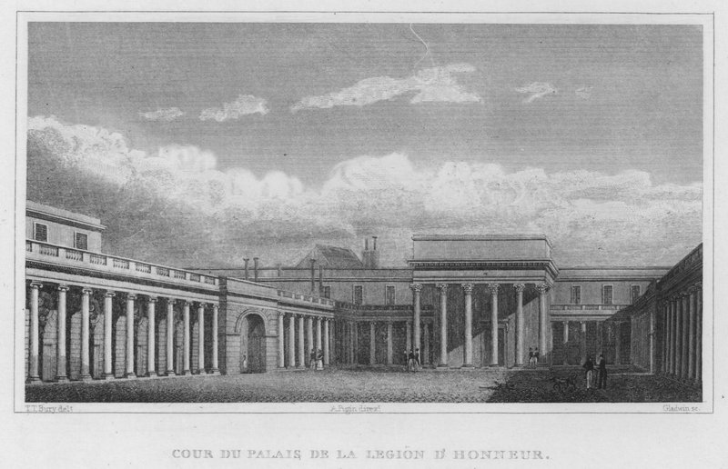 Paris, Cour Du Palais De La Legion D