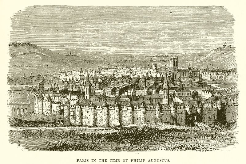 Paris no tempo de Philip Augustus de English School