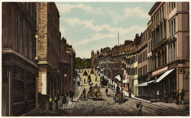 Park Street, Bristol (cor litho) de English School