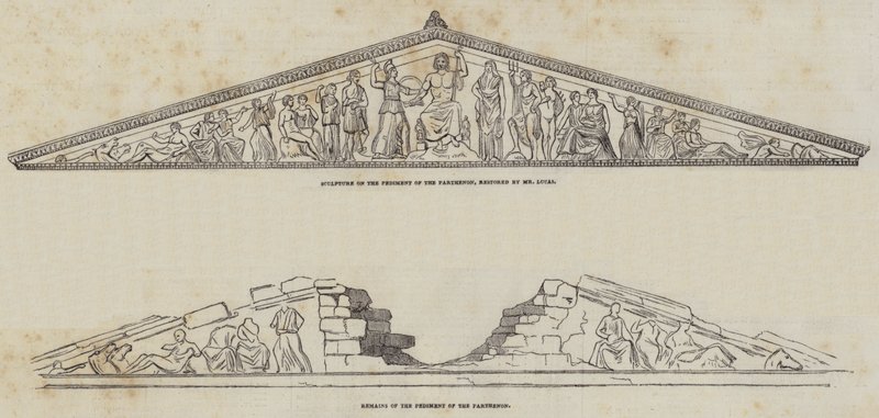 Parthenon (gravura) de English School