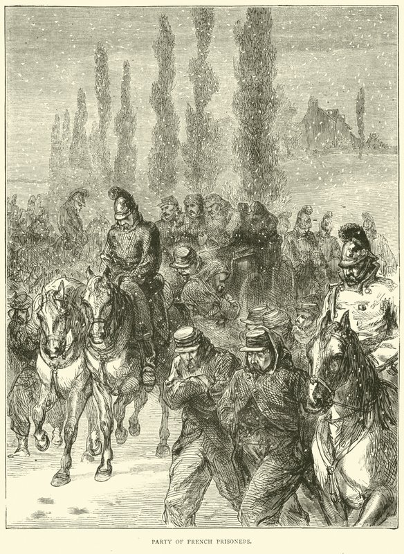 Partido dos prisioneiros franceses, janeiro de 1871 de English School