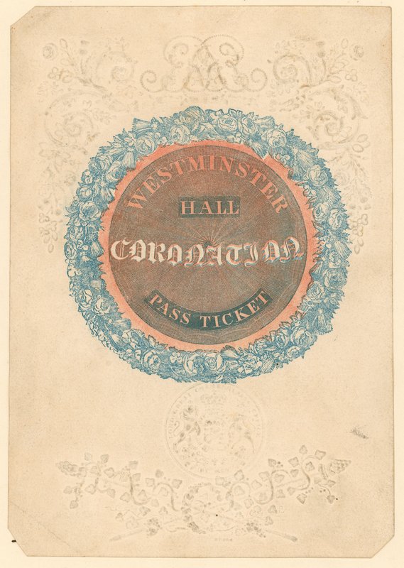 Passagem para o Grande Banquete de Coroação do Rei George IV no Westminster Hall, 17 de julho de 1821 de English School