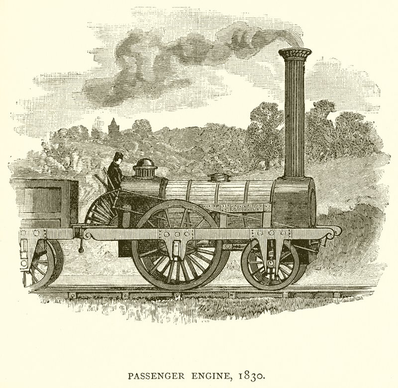 Motor de passageiros, 1830 de English School