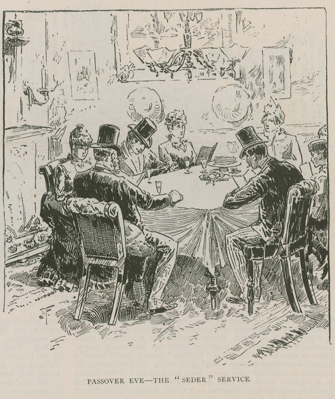 Páscoa véspera - o serviço de Seder de English School
