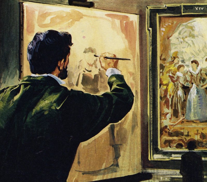 Paul Cezanne estudou e até copiou as obras de Rubens no Museu do Louvre de English School