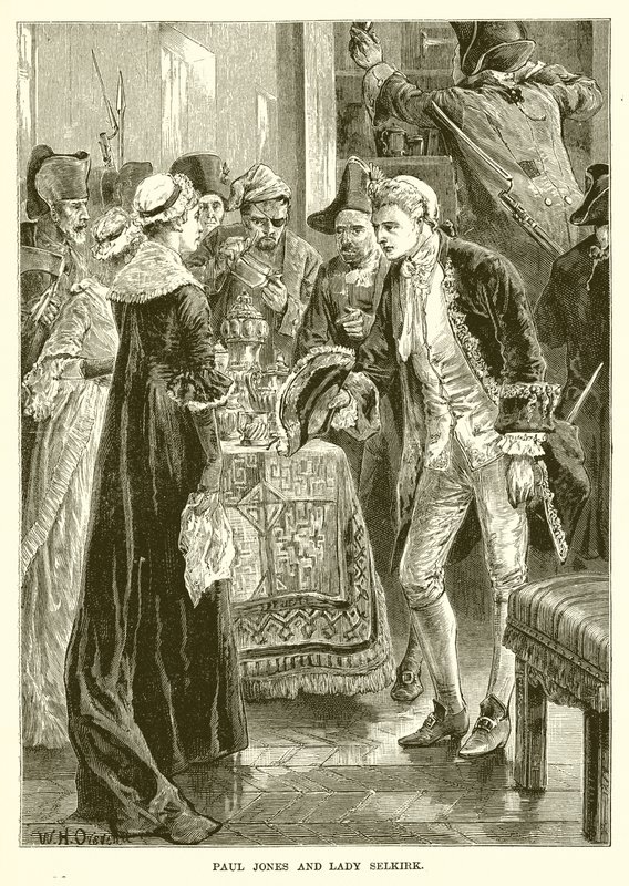 Paul Jones e Lady Selkirk de English School