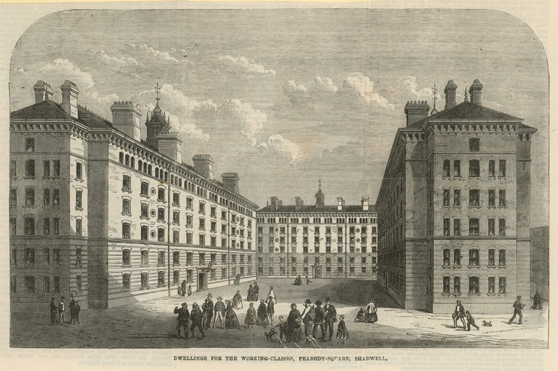 Peabody Square em Shadwell de English School