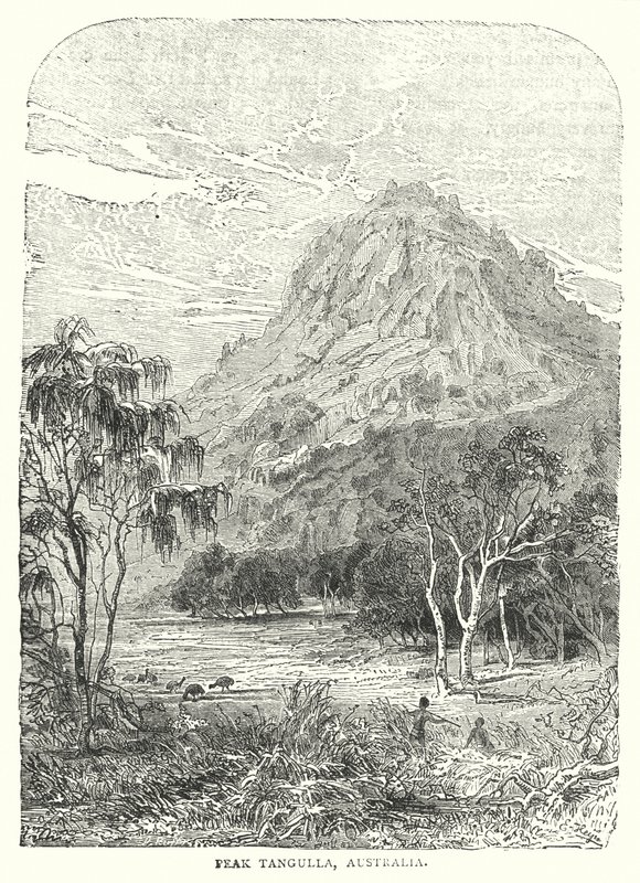 Peak Tangulla, Austrália (gravura) de English School