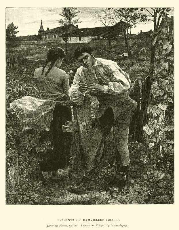 Camponeses de Damvillers, Meuse de English School