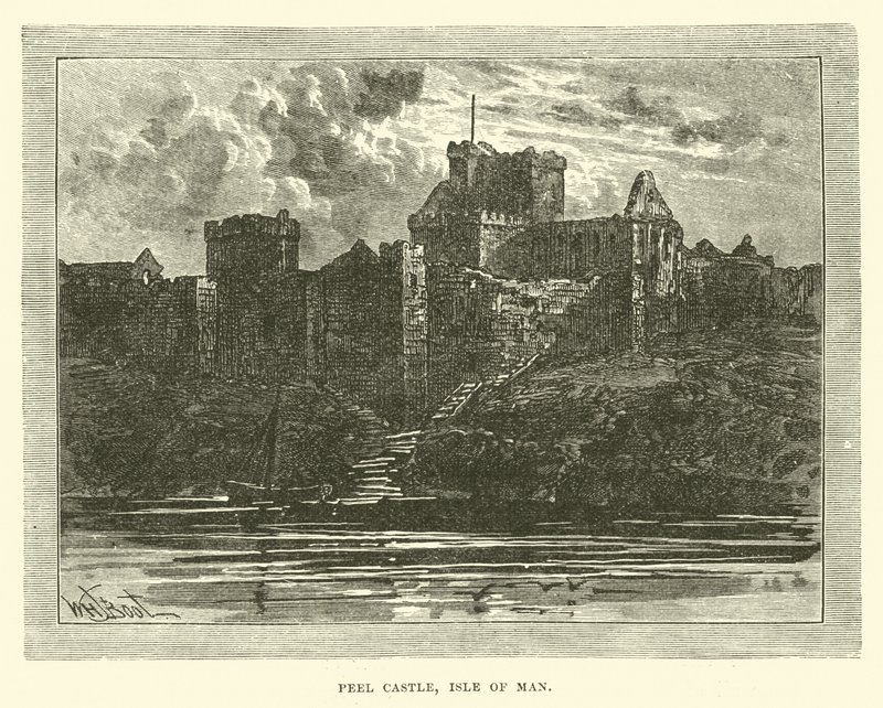 Peel Castle, Ilha de Man de English School