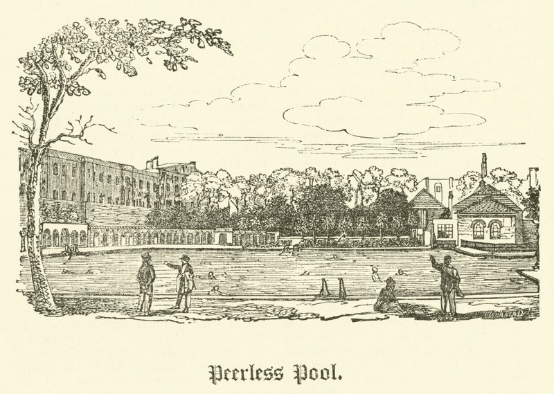 Piscina Peerless (gravura) de English School