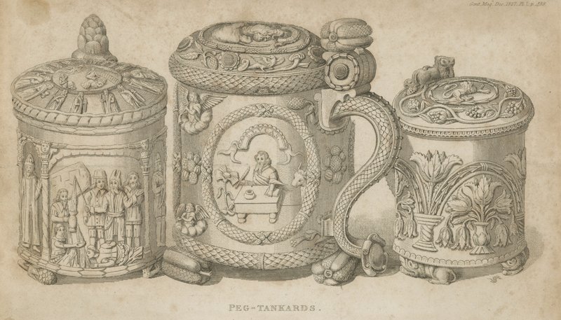 Peg Tankards de English School