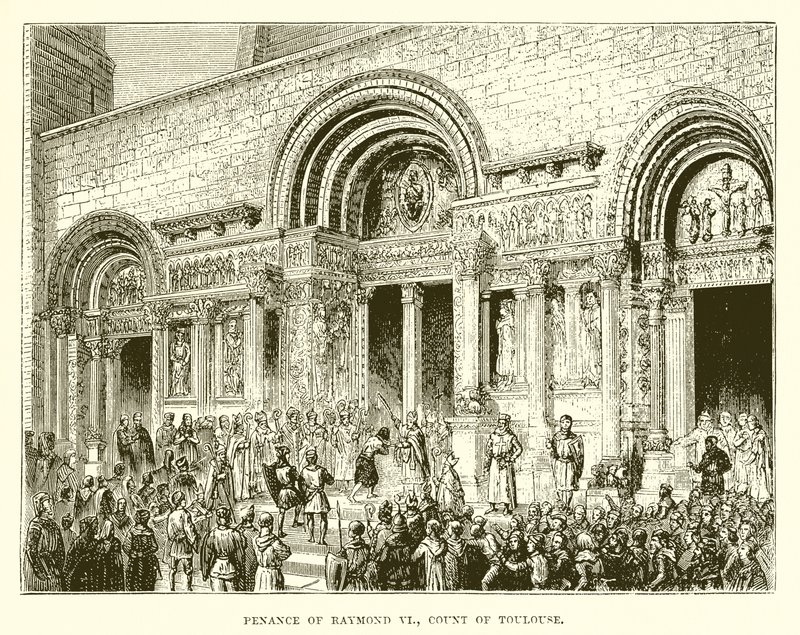 Penitência de Raymond VI, conde de Toulouse de English School
