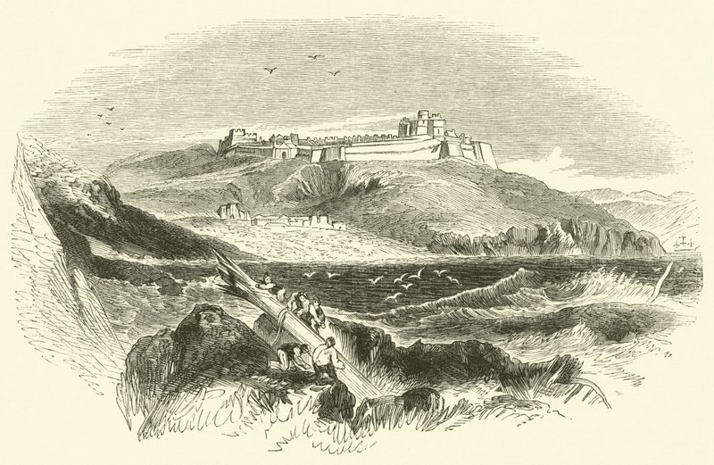 Castelo de Pendennis (gravura) de English School