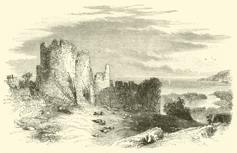 Castelo de Penrice (gravura) de English School