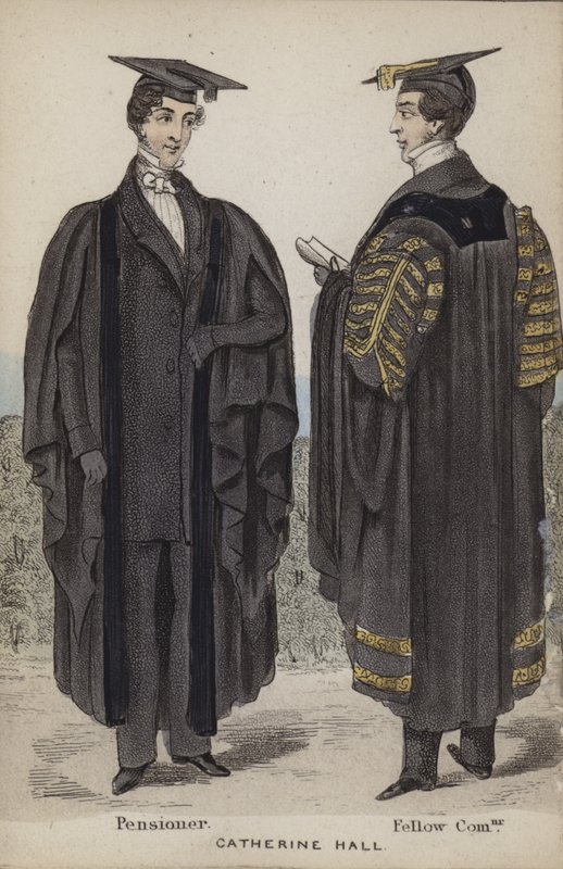 Pensionista, companheiro Commoner, Catherine Hall de English School