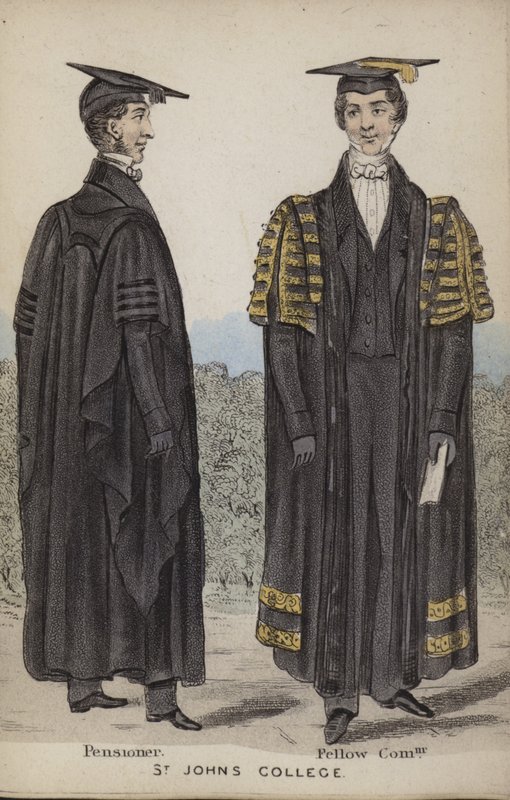 Pensoner, colega Commoner, St Johns College de English School