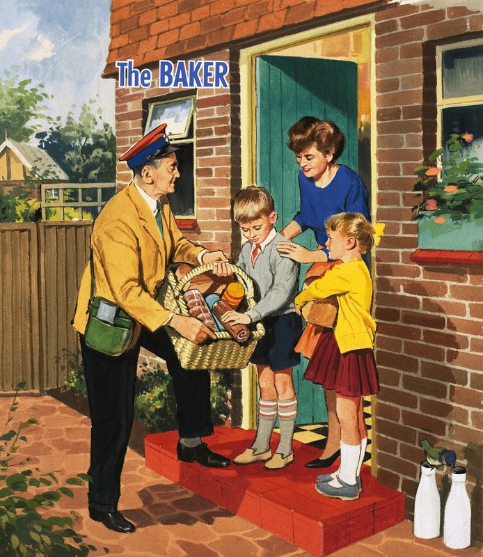 Pessoas que você vê: The Baker de English School