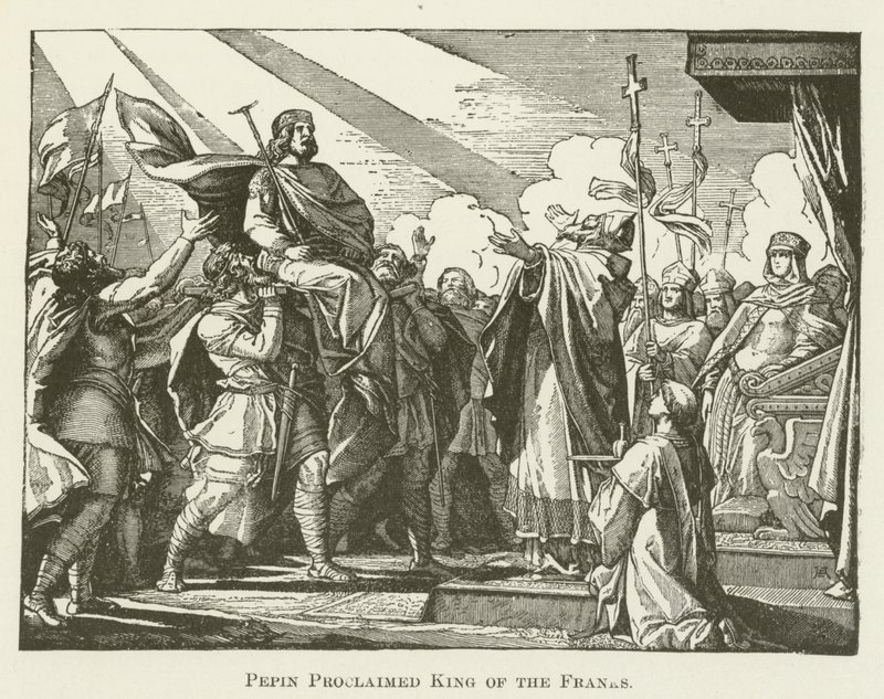Pepin Proclamado Rei dos Francos de English School