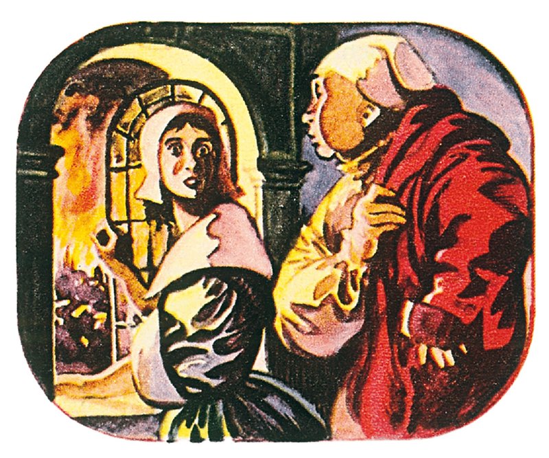 Pepys e a sua criada a observar o grande incêndio de Londres às 3h00 da manhã de English School