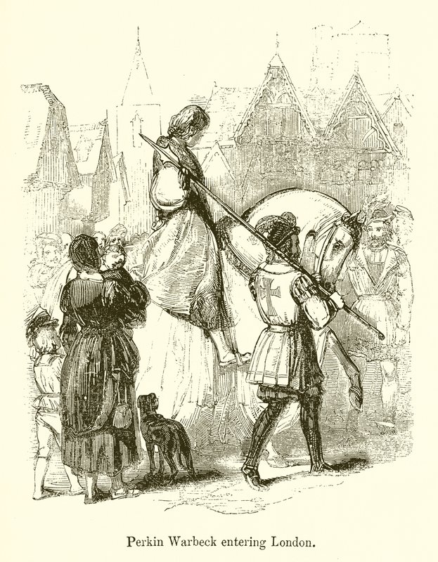 Perkin Warbeck, entrando em Londres de English School