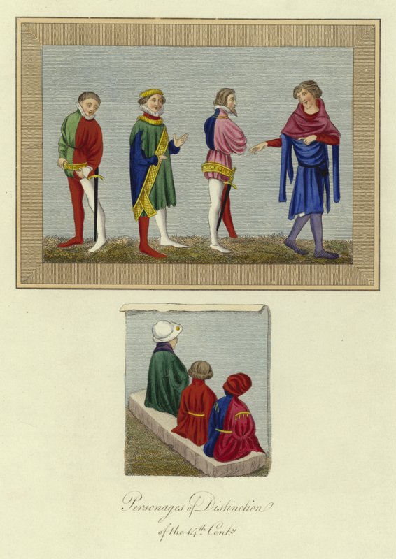 Personagens de distinção do século XIV de English School