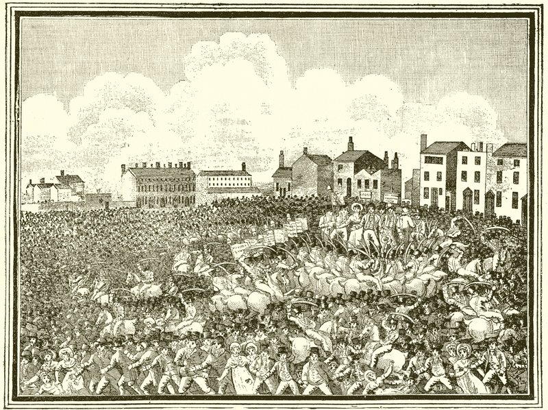 Massacre de Peterloo de English School