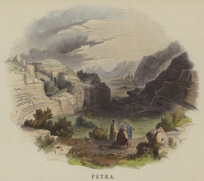 Petra (gravação a cores) de English School