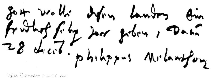 Philip Melancthon, b 1497, d 1560 de English School