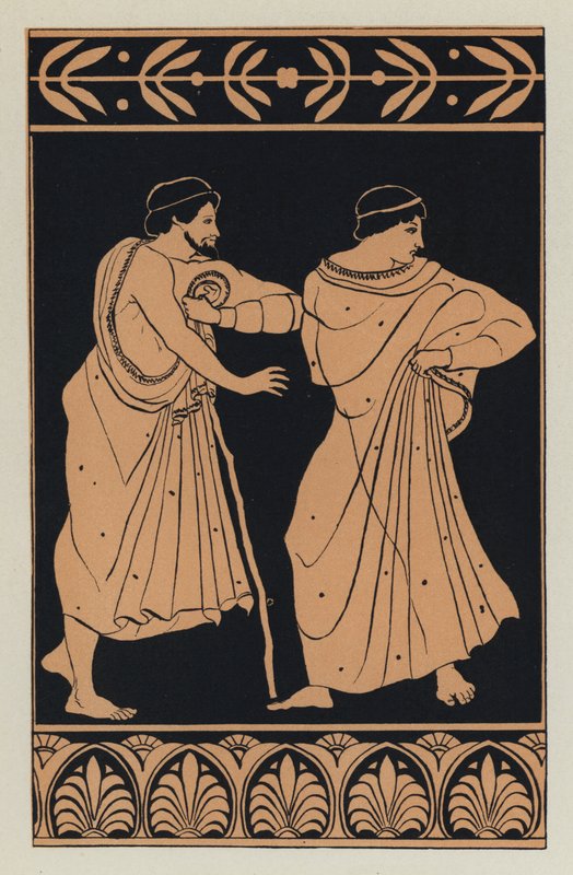 Philto e Lesbionicus (cor litho) de English School
