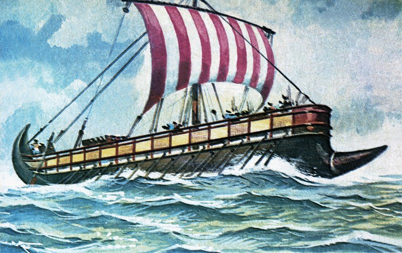 Navio fenício de English School