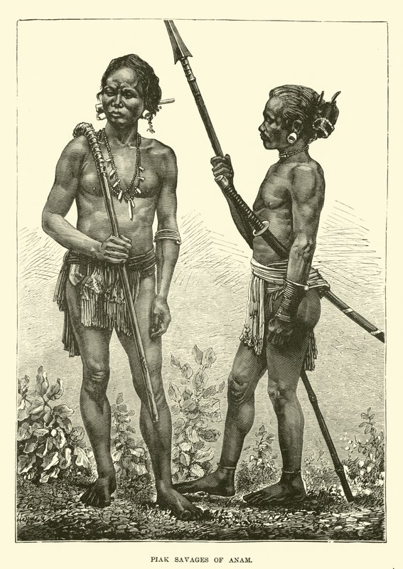 Pedaços de selvagens de Anam de English School