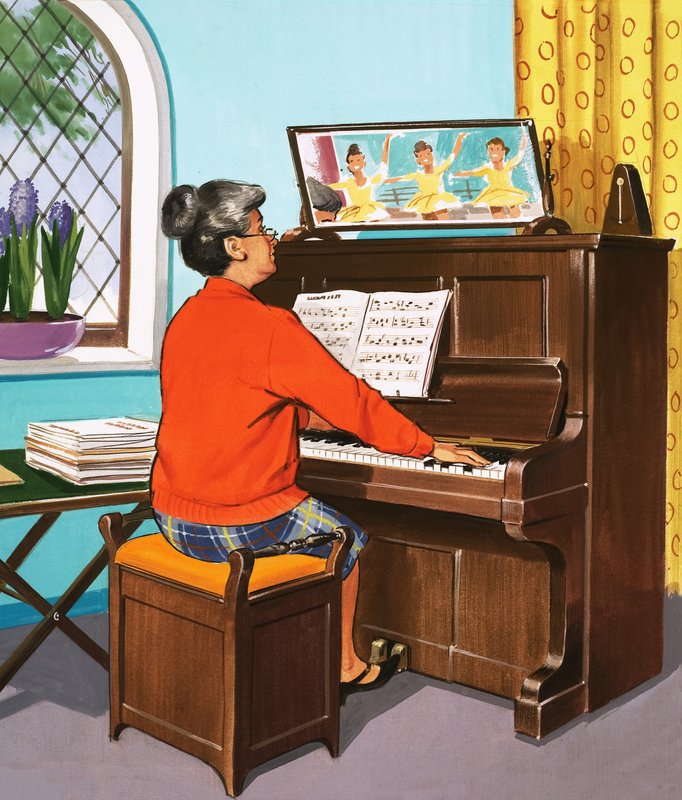 Professor de piano de English School