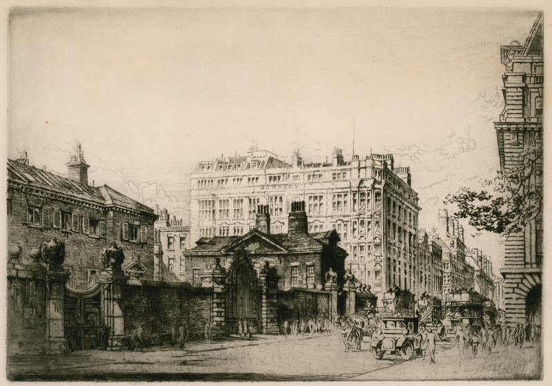 Piccadilly e Devonshire House, Londres de English School