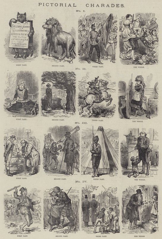 Charadas pictóricas (gravura) de English School