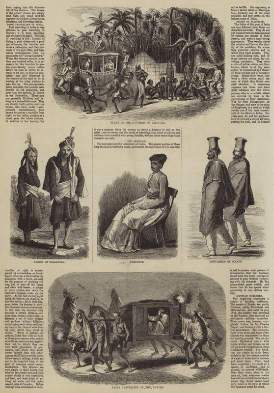 Fotos da Índia (gravura) de English School