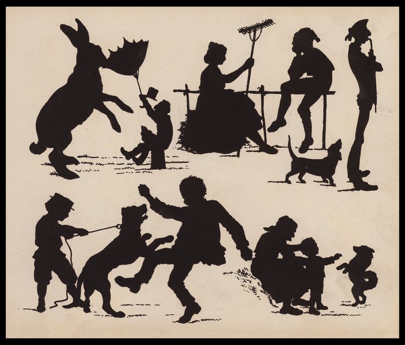 Fotos de animais e pessoas (litho) de English School