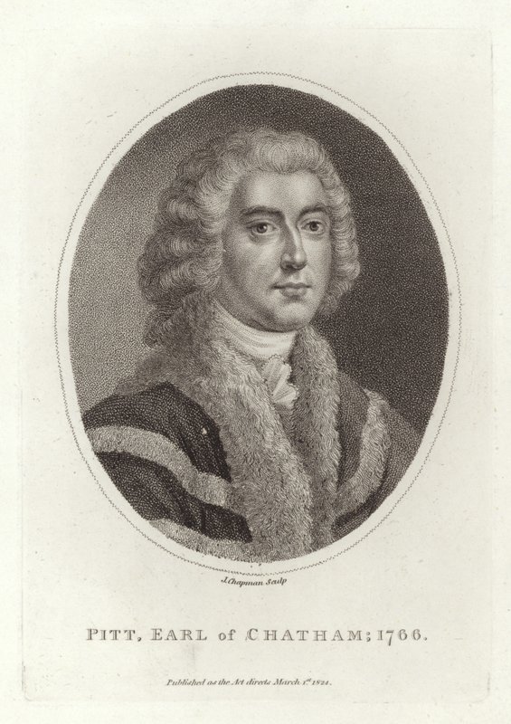 Pitt, conde de Chatham, 1766 de English School