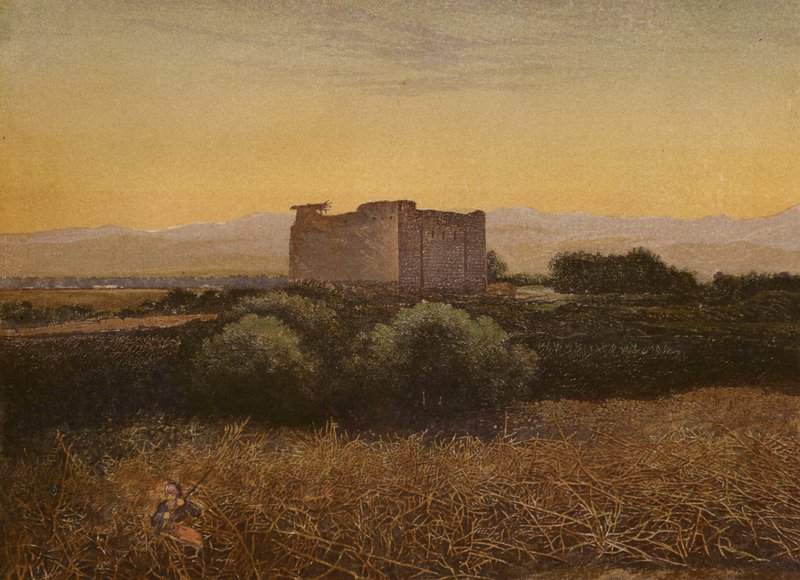 Locais mencionados na Bíblia: Jericó, do sudoeste (cromolitho) de English School